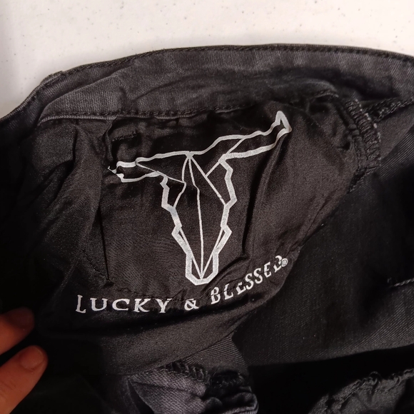 Lucky & Blessed High Rise Skinny Jeans EUC - Picture 5 of 7